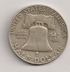 1954 D Franklin Half Dollar