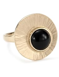 Shaesby "Cypress" 14k Yellow Gold Sunburst Ring