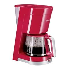 Severin KA 4055 Kaffeeautomat / 1000 Watt / bis 10 Tassen / rot-silber