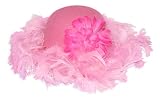 Childs Pink Feather Tea Party Hat
