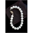 Mother of Pearl Intentional Bracelet - Gold Filigree Clasp