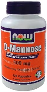 Now Foods d-mannose 500mg 120 caps ( Multi-Pack)
