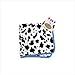 Read Mooo! Swaddle Blanket and Cap Set in White Details Mooo! Swaddle Blanket and Cap Set in White