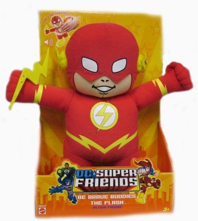 41h36MXqYXL Dc Super Friends Be Brave Buddies Electronic Flash Plush Figure