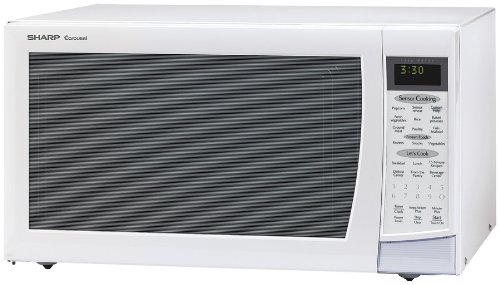 Sharp 2.0 cu ft/1200w Microwave in White