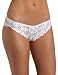 Maidenform Women's Lace Tanga Pants, White, 7