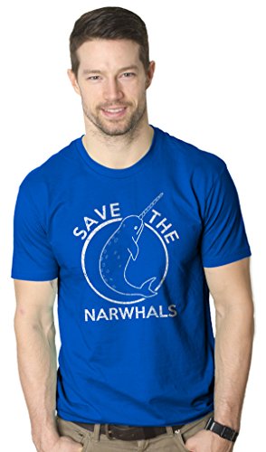 Save The Narwhals Tshirt Funny Narwhal Unicorn Shirt