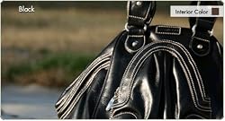 Namaste Black Zuma Cali Handbag Purse Tote Bag