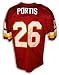Clinton Portis Autographed/Hand Signed Custom Red Jersey