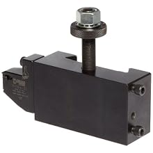 Dorian Tool D881 Chromium Molybdenum Alloy Steel Quick Change OD and ID Threading Toolholder with External On Edge Insert Cartridge for SDN40CA Super Quick Change Tool Post, 5-39/64" Width, 1-1/2" Height