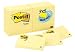 Post-it Notes 655-24VAD, Canary Yellow, 3 inches x 5 inches