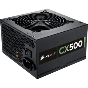 Corsair Builder Series CX V2 500-Watt 80 Plus Certified Power Supply Compatible with Intel and AMD Platforms - CMPSU-500CXV2