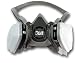 3M 6000 Series Respirator Half Facepiece Kit With Filters Small (No Eye Protection)