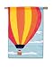 Hot Air Balloon Regular Size Applique Flag