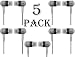 A4Tech SecureFit Metallic Super Bass Earphone In Ear Earbuds MK-650 For iPod - MP3 - MP4 - & All Audio Players - Black - 5 Pack