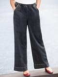 Ulla Popken Stretch Wide-leg Pants