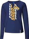 Buffalo Sabres -Navy- Junior's Astronomy Split Neck Top