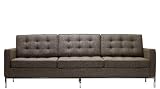 Lexington Modern Florence Style Sofa, Oatmeal Wool