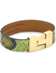 Leighelena Python ChameleonThin Buckle Bracelet