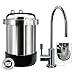 WaterChef U9000 Premium Under-Sink Water Filtration System w/Intelligent Monitor & Designer Series Faucet (Chrome), NSF/ANSI Certified for 78 Contaminants, 1,000 Gal., Stainless, Made in USA
