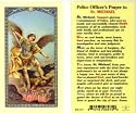 Policeman's Prayer - St. Michael Holy Card (800-272)