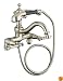 KOHLER K-110-4-BN Antique Bath Faucet, Vibrant Brushed Nickel