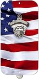 American Flag Clink N Drink Bottle Opener and Cap Catcher