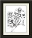 Dallas Cowboys Framed Tony Dorsett Dallas Cowboys By Michael Mellett -