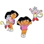 Decofun, Dora Wall Decorations, Foam Stickers