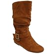 Glaze by Adi Slouchy Flat Boot with Side Buckle Glaze by Adi Slouchy Flat Boot with Side Buckle