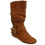 Glaze by Adi Slouchy Flat Boot with Side Buckle