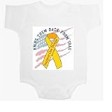 support our troops bring back - Military, War and Peace Baby Onesie