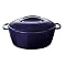 KitchenAid 6.5-qt. Oval Dutch Oven with Lid - Indigo