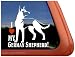 I Love My German Shepherd Dog Vinyl Window Decal Sticker
