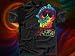 Hippy Reaper Skateboarder Black Tee Shirt Large
