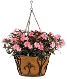 Deer Park Finial Hanging Planter with Coco Liner