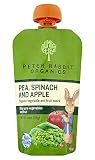 Peter Rabbit Organics, Pea, Spinach and Apple Puree, 4.4-Ounce Pouches (Pack of 10)