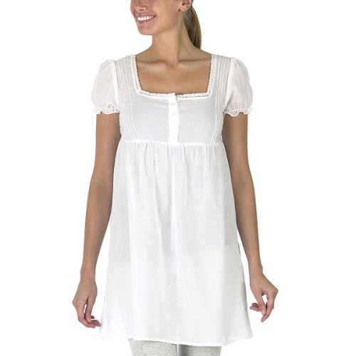 Juniors' Xhilaration® Square-Neck Baby Doll Dress - White