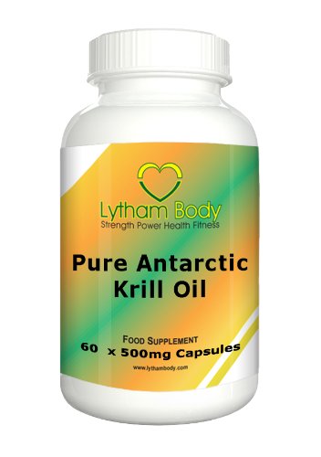 Pure Antarctic Krill oil 500mg x 60 vegan capsules. A Excellent pure product with no added ingredients.