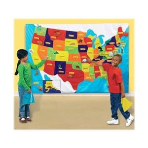 GeoSafari Wonder World USA Map by 