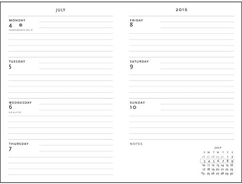 Blush Pink Mini 2016 Weekly Planner by Hartley Marks Publishers