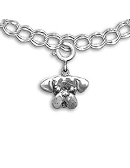 Sterling Silver Boxer Charm for Charm Bracelet by The Magic Zoo