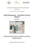 Field numeracy - Uno How's Farm Visits. Module 2, Estimating Seed Inputs, Fertiliser and Spray Requirements. Numeracy linked Farm Visits 5-8