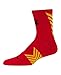 Under Armour Men's Undeniable Mid Crew Socks, Red/Taxi Yellow, Medium