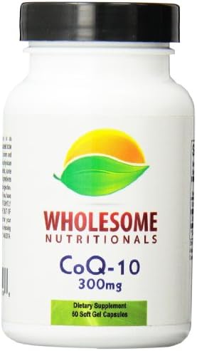 Wholesome Nutritionals Coq-10, 300 mg, 60 Count