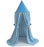 Sky gingham hanging tent