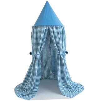 Childrens Toyshop  Toys : Sky gingham hanging tent