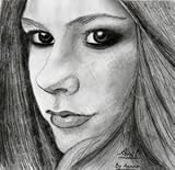 Avril, Drawing by Azhar Hussain, Original