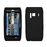 Black Silicone Skin Soft Case for Nokia N8
