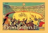 12 X 18 Stretched Canvas Poster Brown Brothers Bicycles